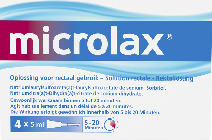 Microlax 4 X 5ml 1