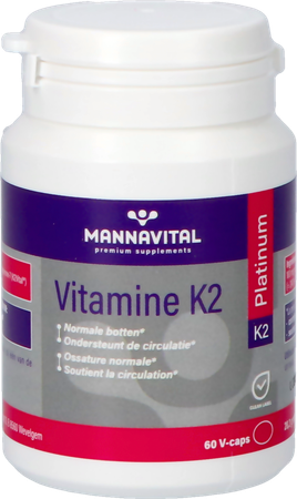 Mannavital Vitamine K2 Platinum V-caps 60 11