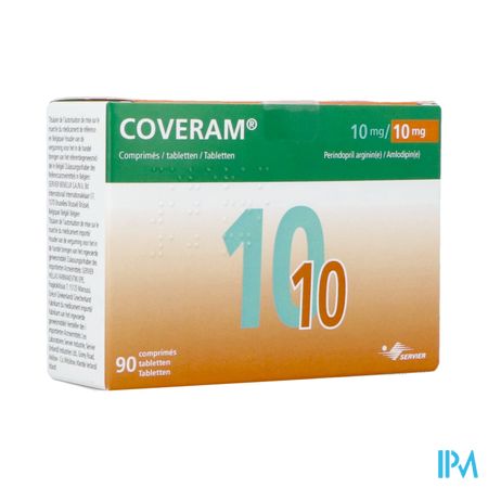 Coveram 10mg/10mg Orifarm Comp 90 Pip