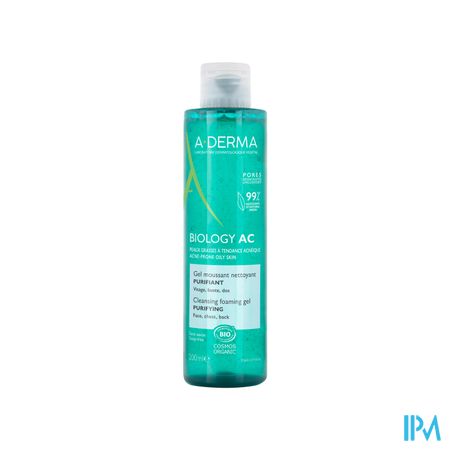 Aderma Biology Ac Zuiv. Schuim.reinig.gel 200ml 2