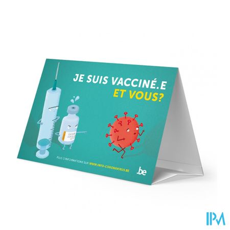 Pancarte Je Suis Vaccine(e) Et Vous? Fr