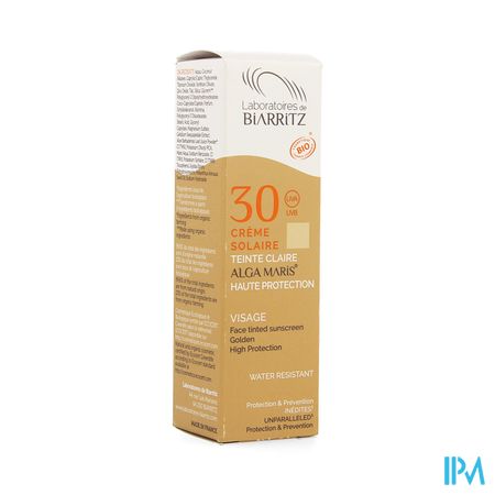 Alga Maris Zonnecreme Gezicht Ip30 Licht 50ml