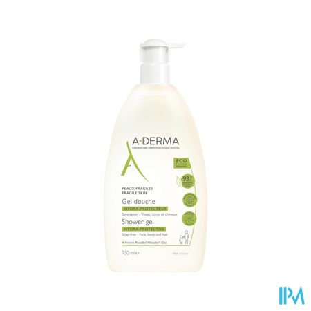 Aderma Indisp.gel Douche Hydra Protect 750ml Promo 1