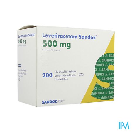 Levetiracetam Sandoz Filmomh Tabl 200 X 500mg