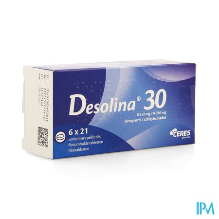 Desolina 30 0,150mg/0,030mg Filmomh Tabl 126