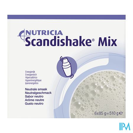 Scandishake Mix Neutraal Zakje 6x85g 2