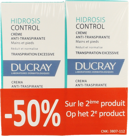 Ducray Hidrosis Control Creme Duo Promo 2x50ml 1
