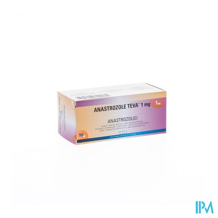 Anastrozole Teva 1mg Comp Pell 98 X 1mg