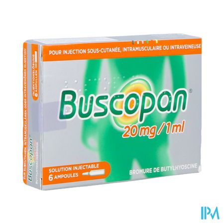 Buscopan Amp 6 X 20mg/1ml