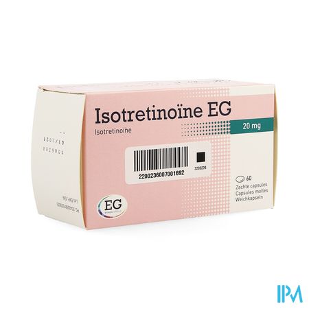 Isotretinoine EG 20 Mg Caps 60 X 20 Mg