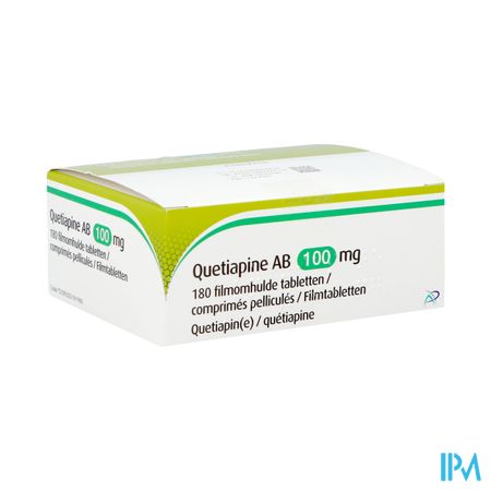 Quetiapine Ab 100mg Filmomh Tabl 180x100mg