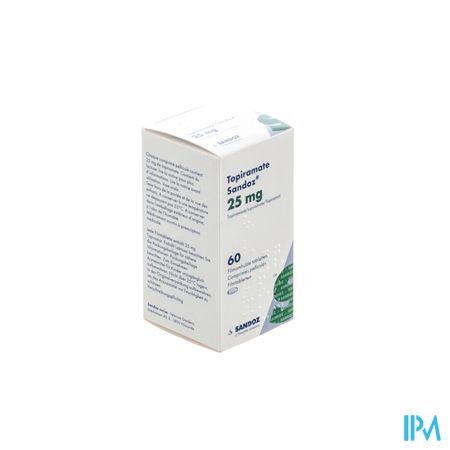 Topiramate Sandoz 25mg Filmomh Tabl 60 X 25mg