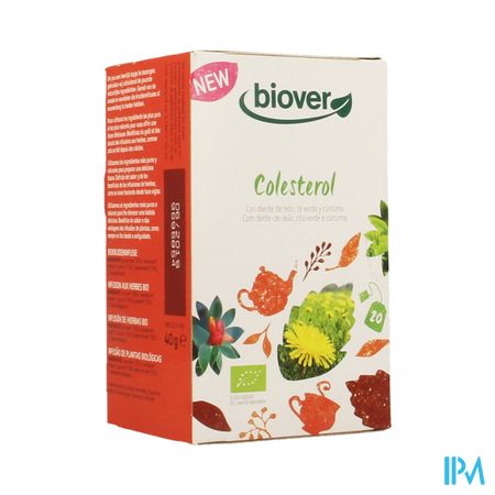 Biover Biokruideninfusie Cholesterol Zakje 20
