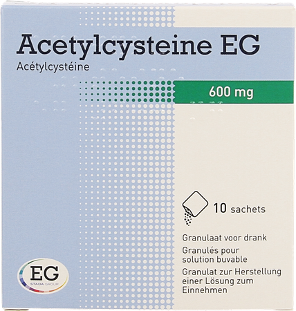 Acetylcysteine EG Sach 10X600Mg 4