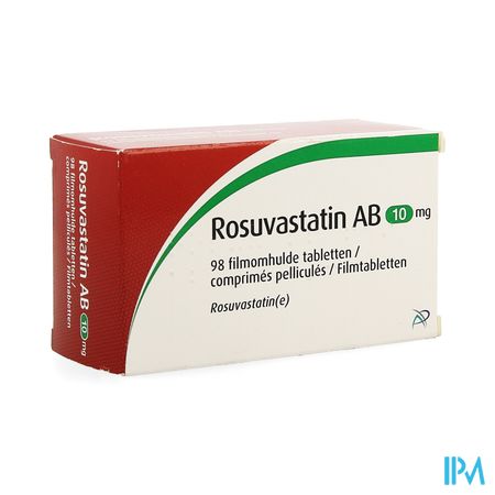 Rosuvastatin Ab 10mg Comp Pell 98 X 10mg