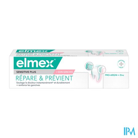 Elmex Dentifrice Sensi.plus Repare&prev. 75ml Nf