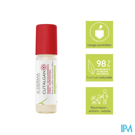 Aderma Cutalgan Roll On Sos Piqures 10ml 6