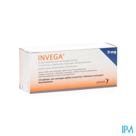 Invega Tabl Retard 28 X 9mg 1
