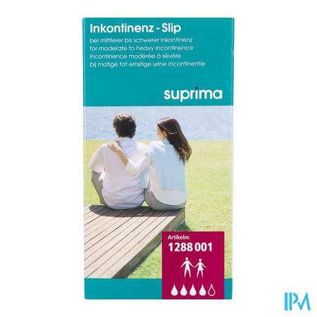Suprima 1288 Slip Pes Pu + Drukknop Unisex Wit Xxl 1