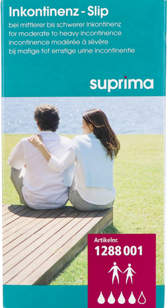 Suprima 1288 Slip Pes Pu + Drukknop Unisex Wit Xxl 1