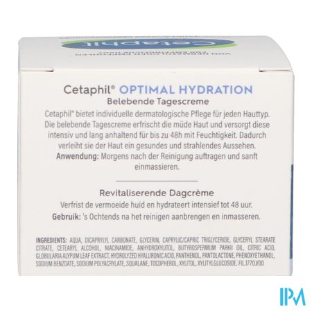 Cetaphil Optimal Hydr. Revitaliserende Dagcreme48g 8