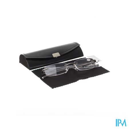 Pharmaglasses Leesbril Diop.+4.00 Rimless Gun