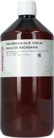 Sjankara Macadamia Huile Vegetale 1000ml 1