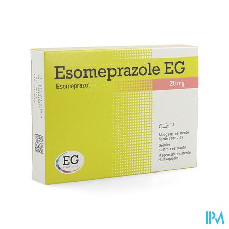 Esomeprazole EG 20Mg Harde Caps Maagsapres 14X20Mg