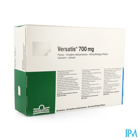 Versatis 700mg Pleisters - Emplatres 30