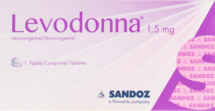 Levodonna 1,5mg Sandoz Comp 1 X 1,5mg 5
