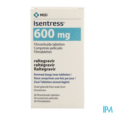 Isentress 600mg Omhulde Tabl 60 2