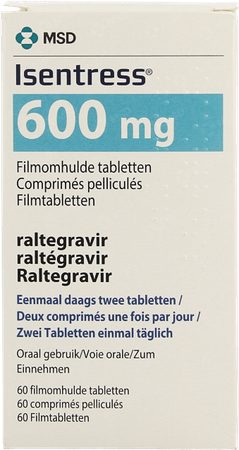 Isentress 600mg Omhulde Tabl 60 2