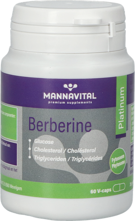 Mannavital Berberine Platinum V-caps 60 8