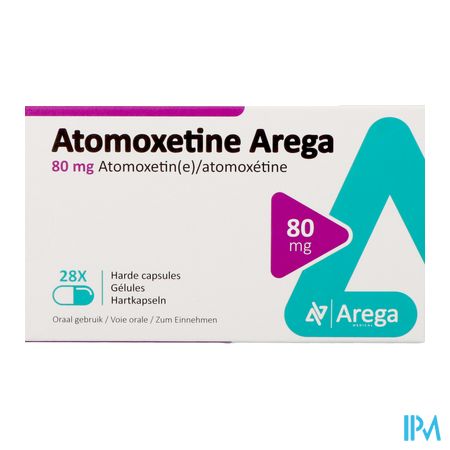 Atomoxetine Arega 80mg Harde Caps 28 Pip 2