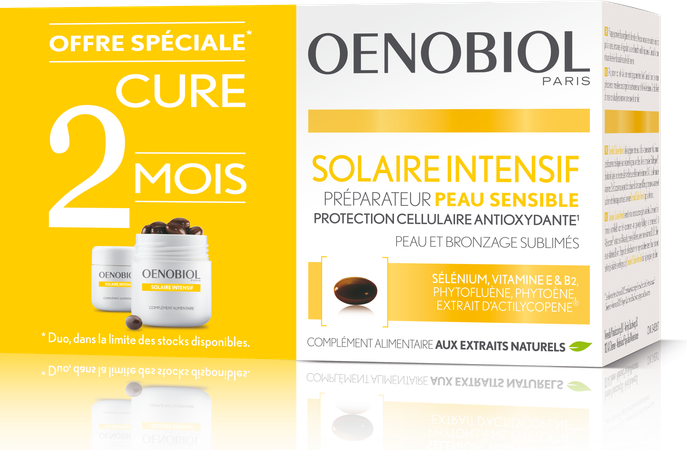 OENOBIOL SOLAIRE INTENSIF KUUR LICHTE HUID 2X30 CAPS 4