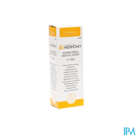 Medihoney Miel Antibacterien Gel Tube 5x20g