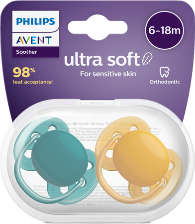 Philips Avent Fopspeen Green Yellow +6m 1