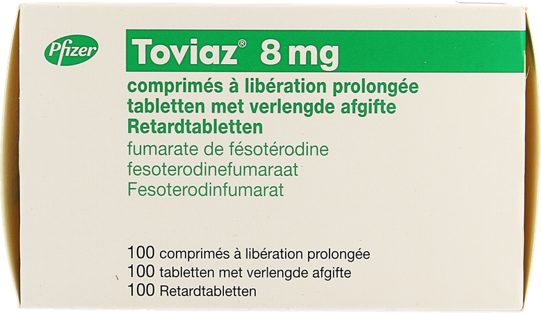 Toviaz 8mg Comp Liberation Prolong 100 X 8mg 2