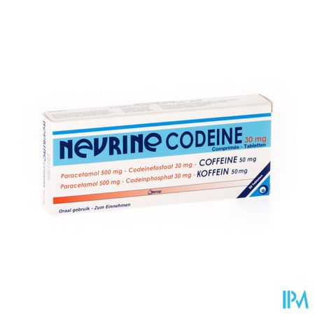 Nevrine Codeine 30mg Comp 20