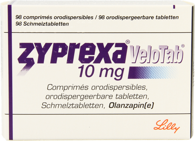 Zyprexa Velotab 10mg Pi Pharma Comp Orodisp.98 Pip 1