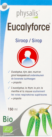 Physalis Eucalyforce Siroop Bio 150ml 4