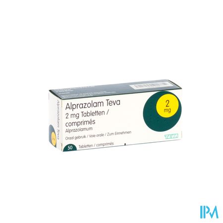 Alprazolam Teva Tabl 50 X 2mg