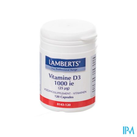 Lamberts Vitamine D 1000ie 25mcg Tabl 120