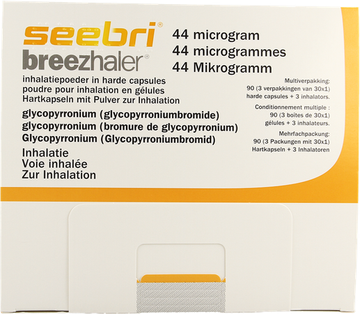 Seebri Breezhaler 44 Mcg Pulv Inhal Caps 90 Ud 2