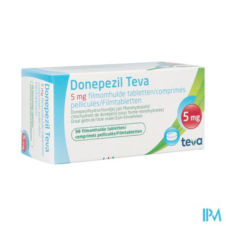 Donepezil Teva 5,0mg Filmomh 98x 5,0mg