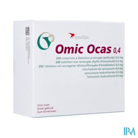 Omic Ocas Orifarm Tabl 200x0,4mg Pip