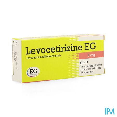 Levocetirizine EG 5 Mg Comp Pell  10