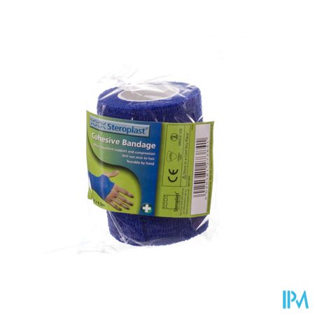 Cohesief Verband Blauw 7,5cmx4,5m Covarmed