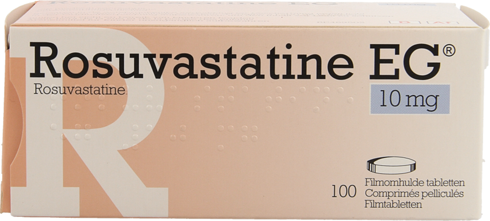 Rosuvastatine EG 10Mg Comp Pell 100 3