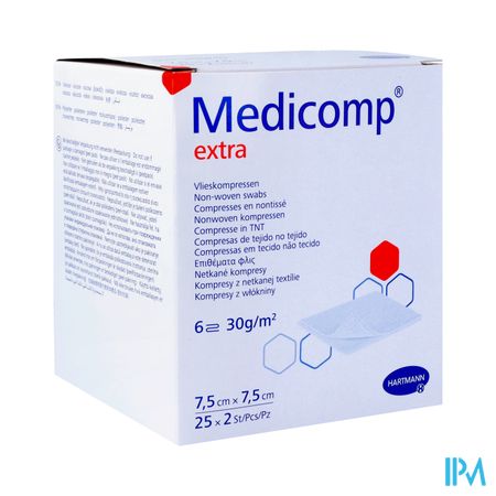 Medicomp 7,5x7,5cm 6pl. St. 25x2 P/s